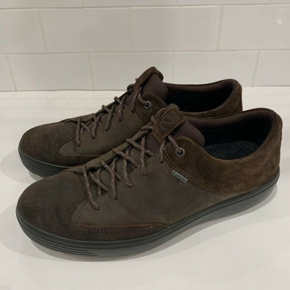 Ecco Gore-Tex Size 9 43 Brown Leather Shoes main image 3